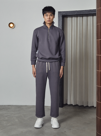 Reese Straight-cut Sweatpants Dust Grey