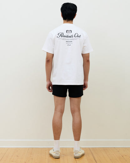 Resident Club T-shirt in White