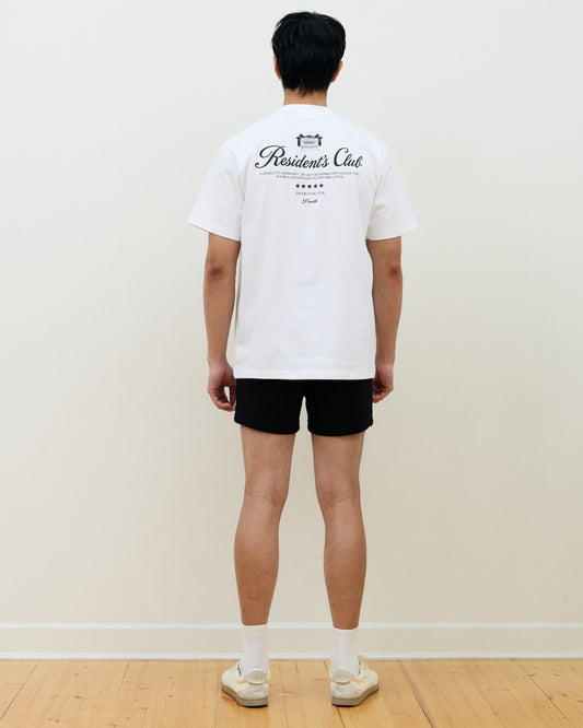 Resident Club T-shirt in White