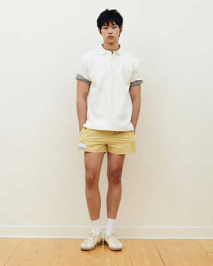 Tilo Nylon Boxer Shorts in Butter