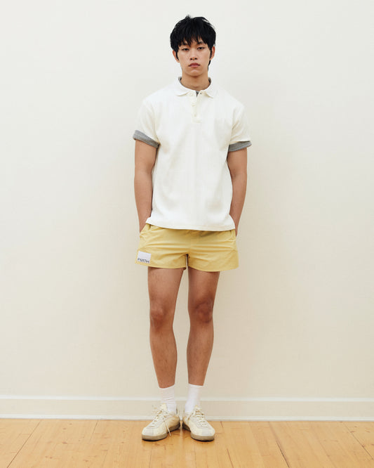 Tilo Nylon Boxer Shorts in Butter