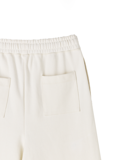 Mael Linen-blend Sweatpants - Bone