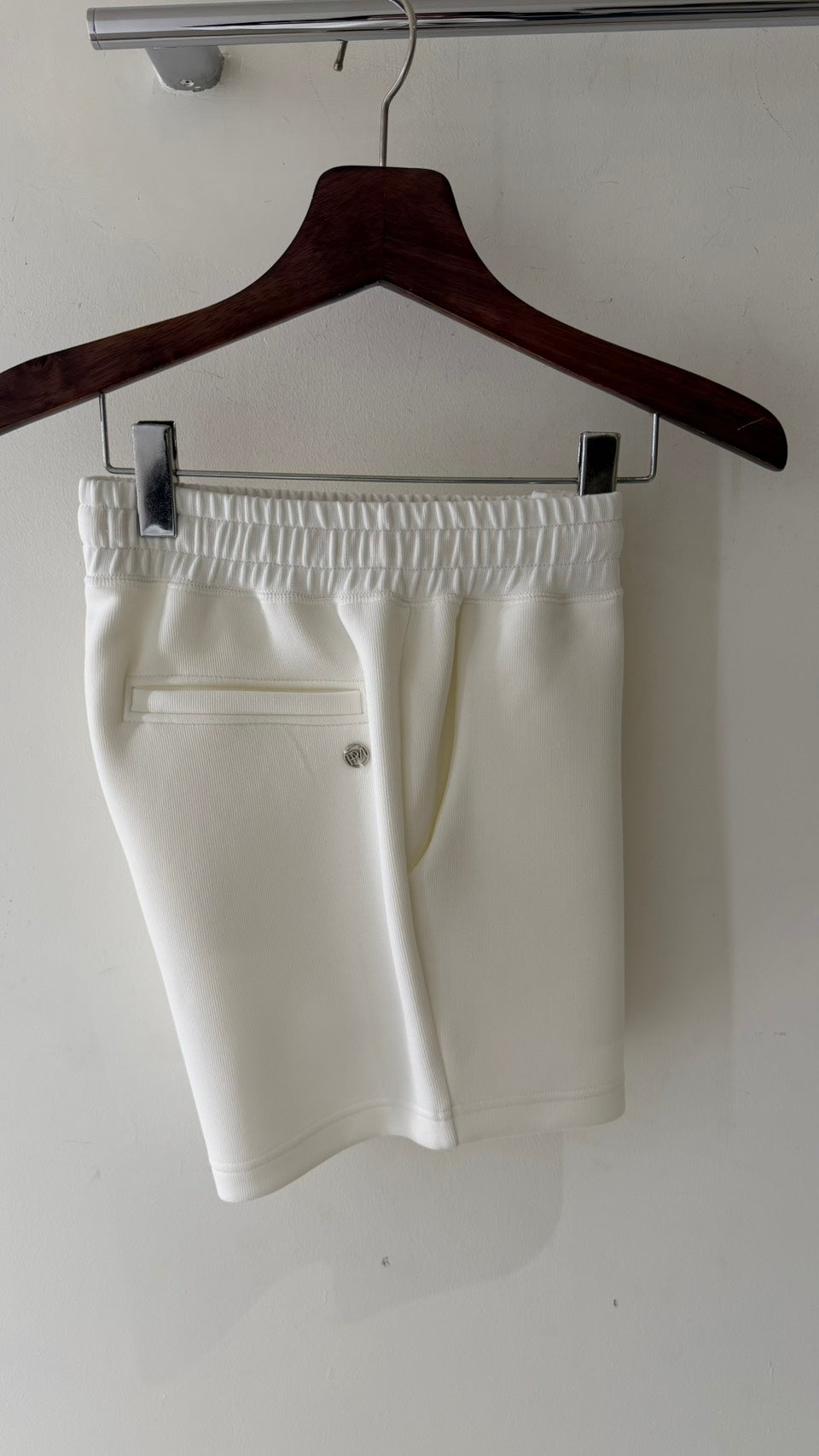 jude Summer Sweatshorts White