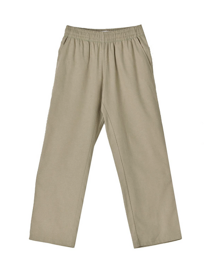 Mael Linen-blend Sweatpants - Moss Green
