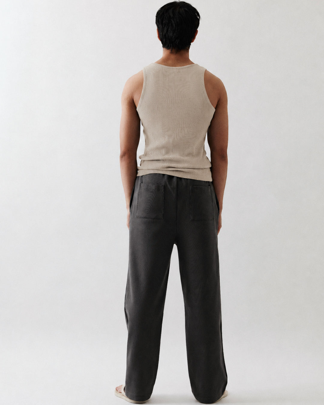 Sloane Knitted Tank Top In Bone