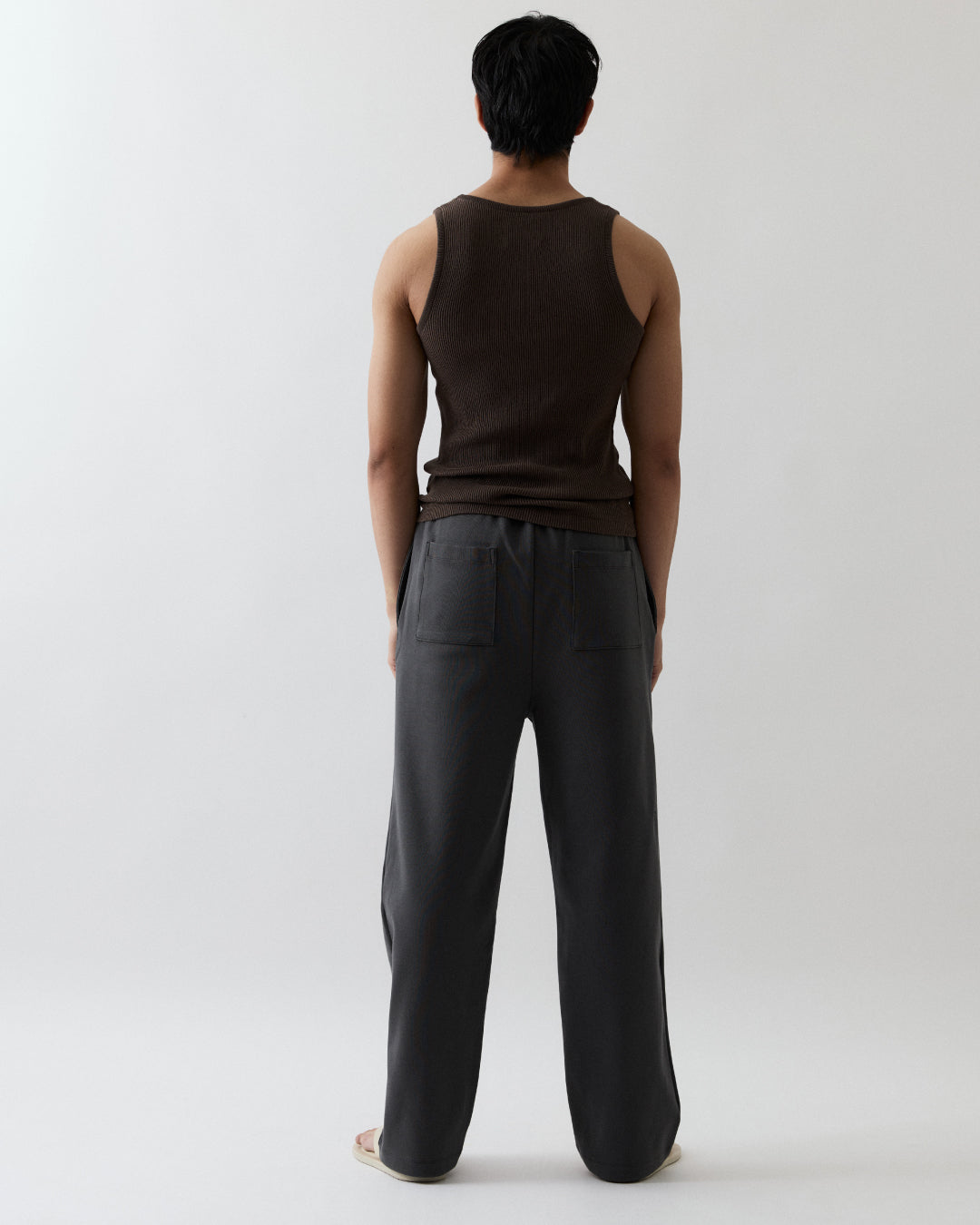 Sloane Knitted Tank Top In Brown