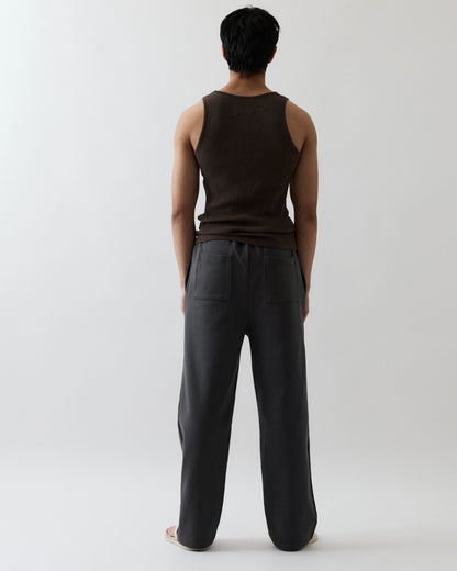 Sloane Knitted Tank Top In Brown