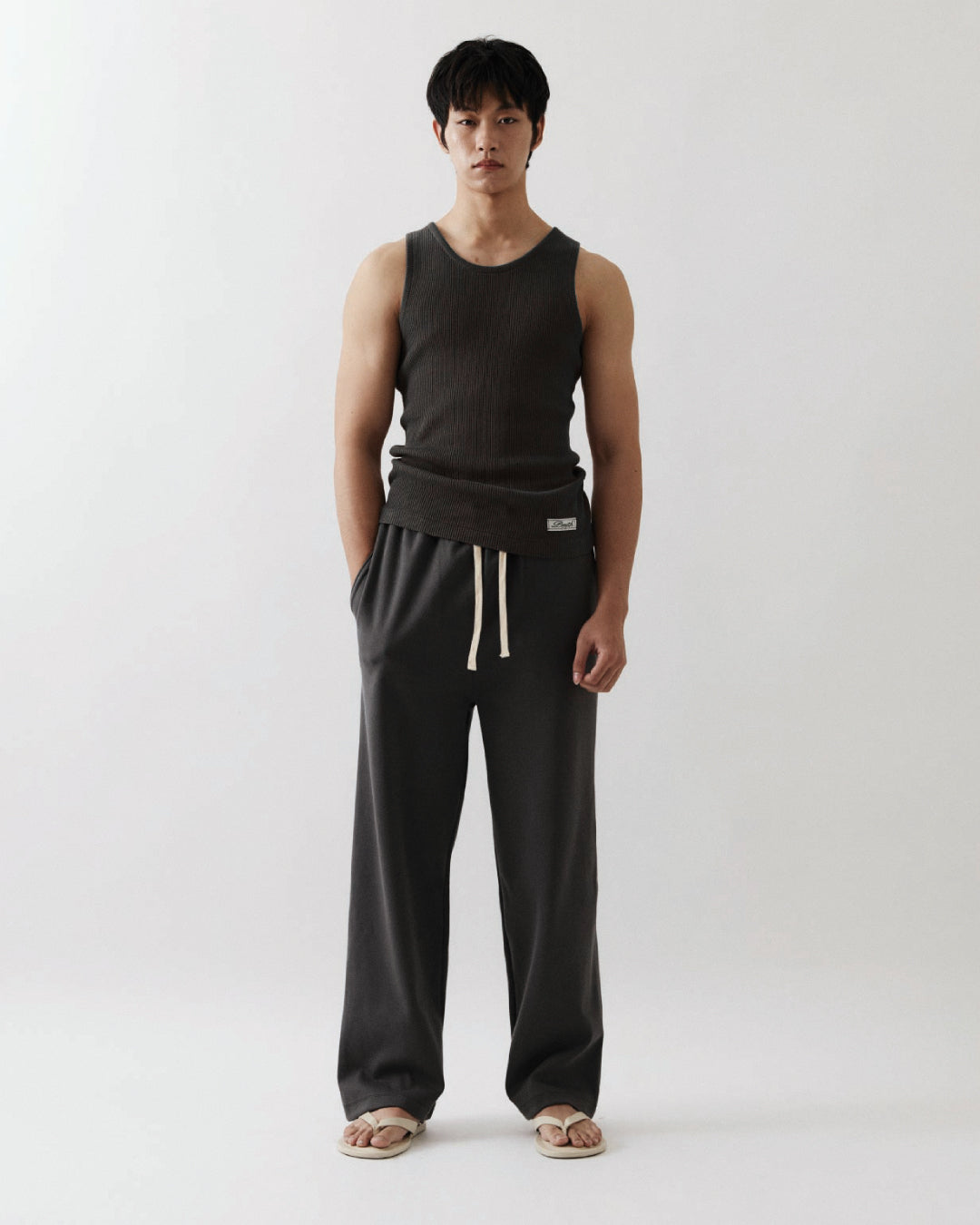 Sloane Knitted Tank Top In Black