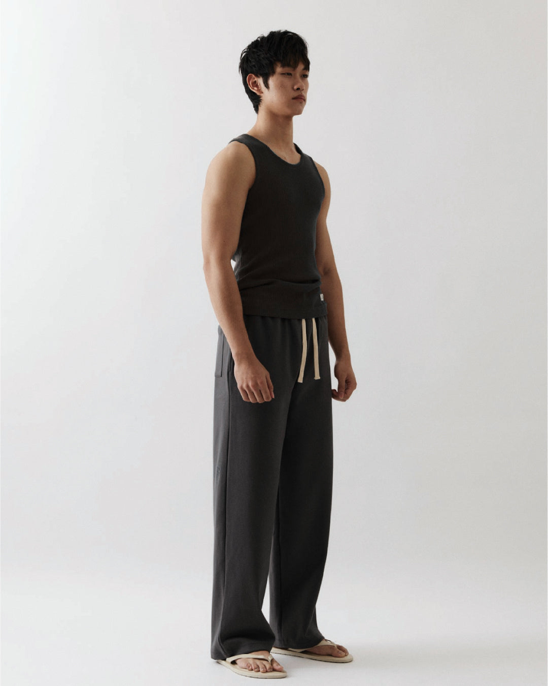 Sloane Knitted Tank Top In Black