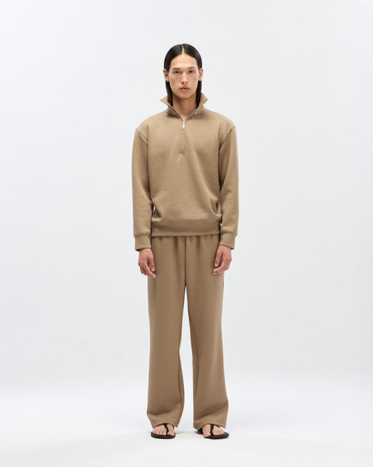 Reid Sweatzip in Clay