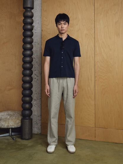 Marcel Buttoned up shirt - Navy Blue