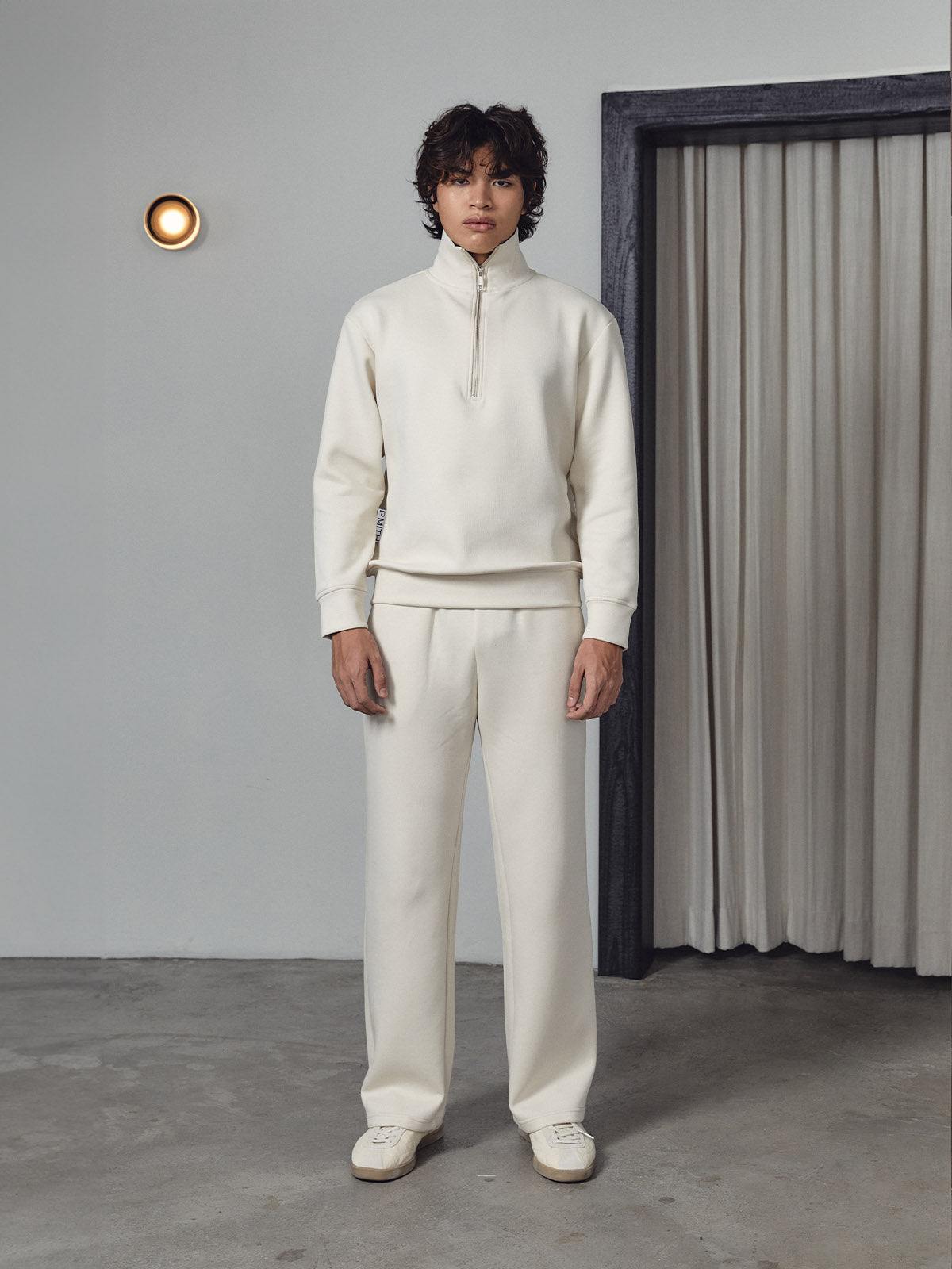 Reese Straight-cut Sweatpants Bone
