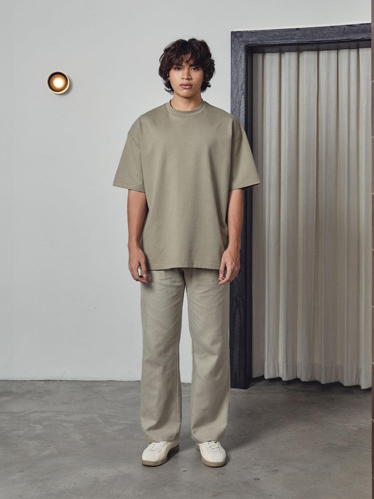 Elan Oversized T-Shirt - Moss Green