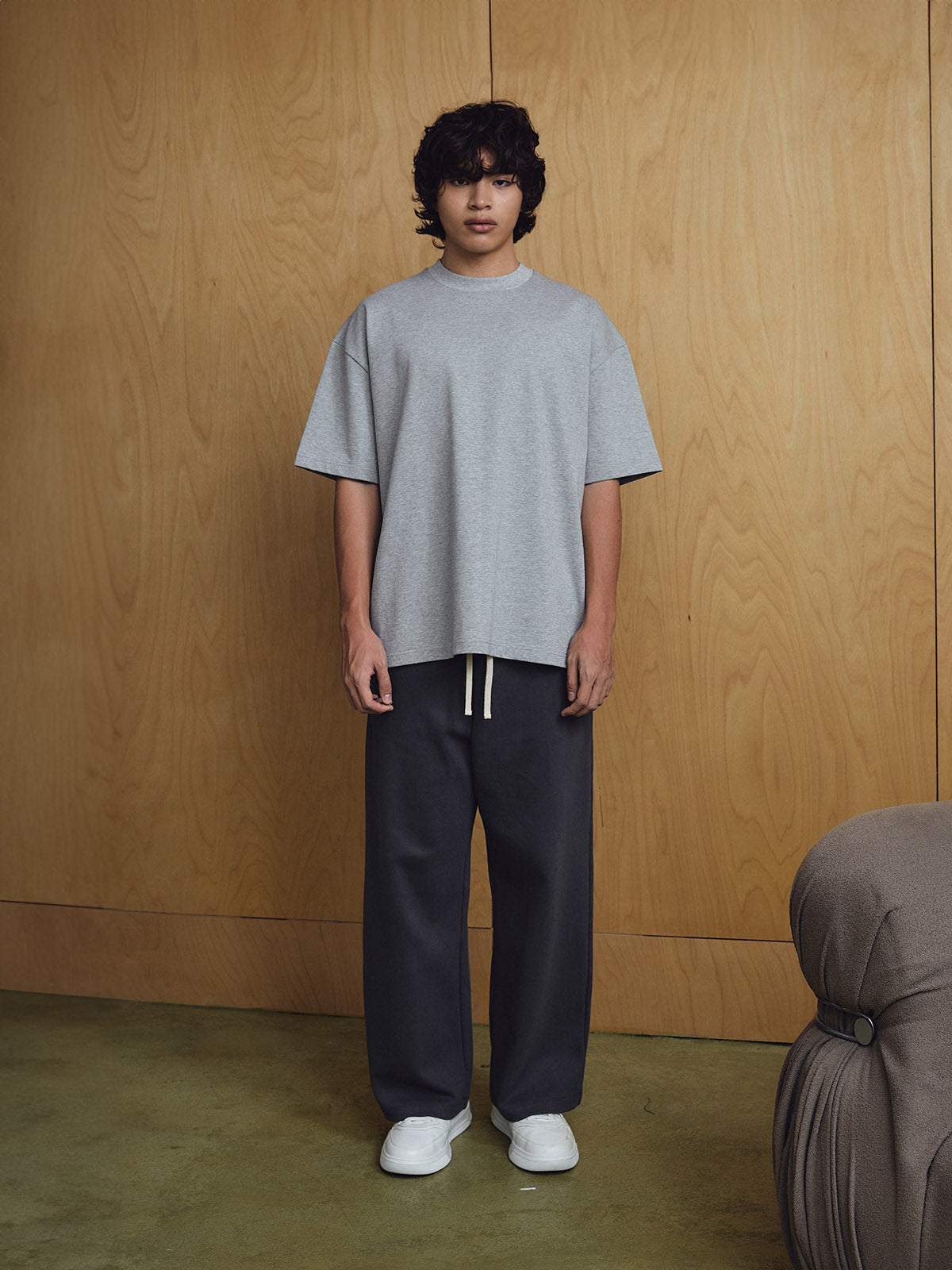 Elan Oversized T-Shirt - Grey