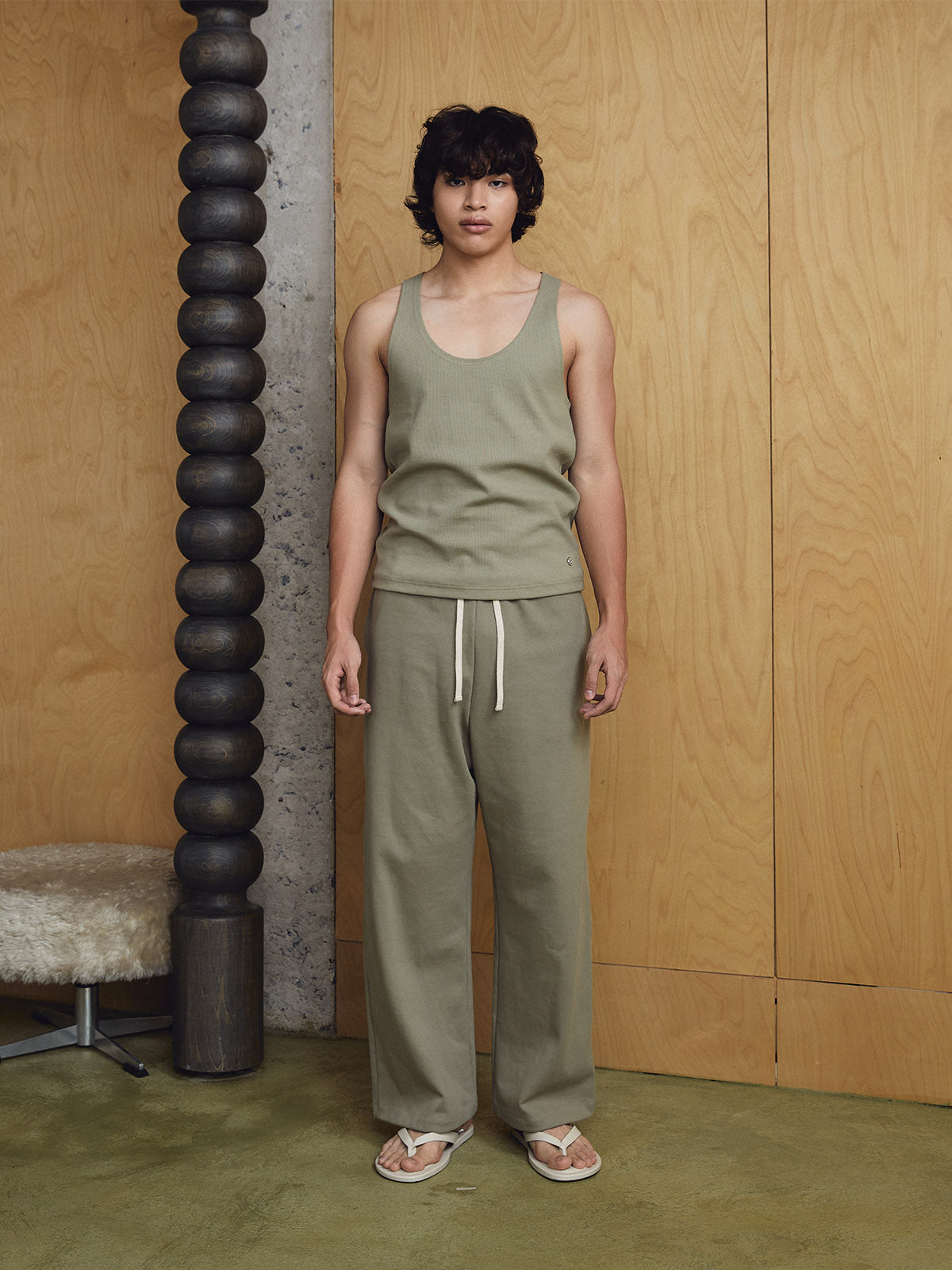 Tago Tank Top - Moss Green