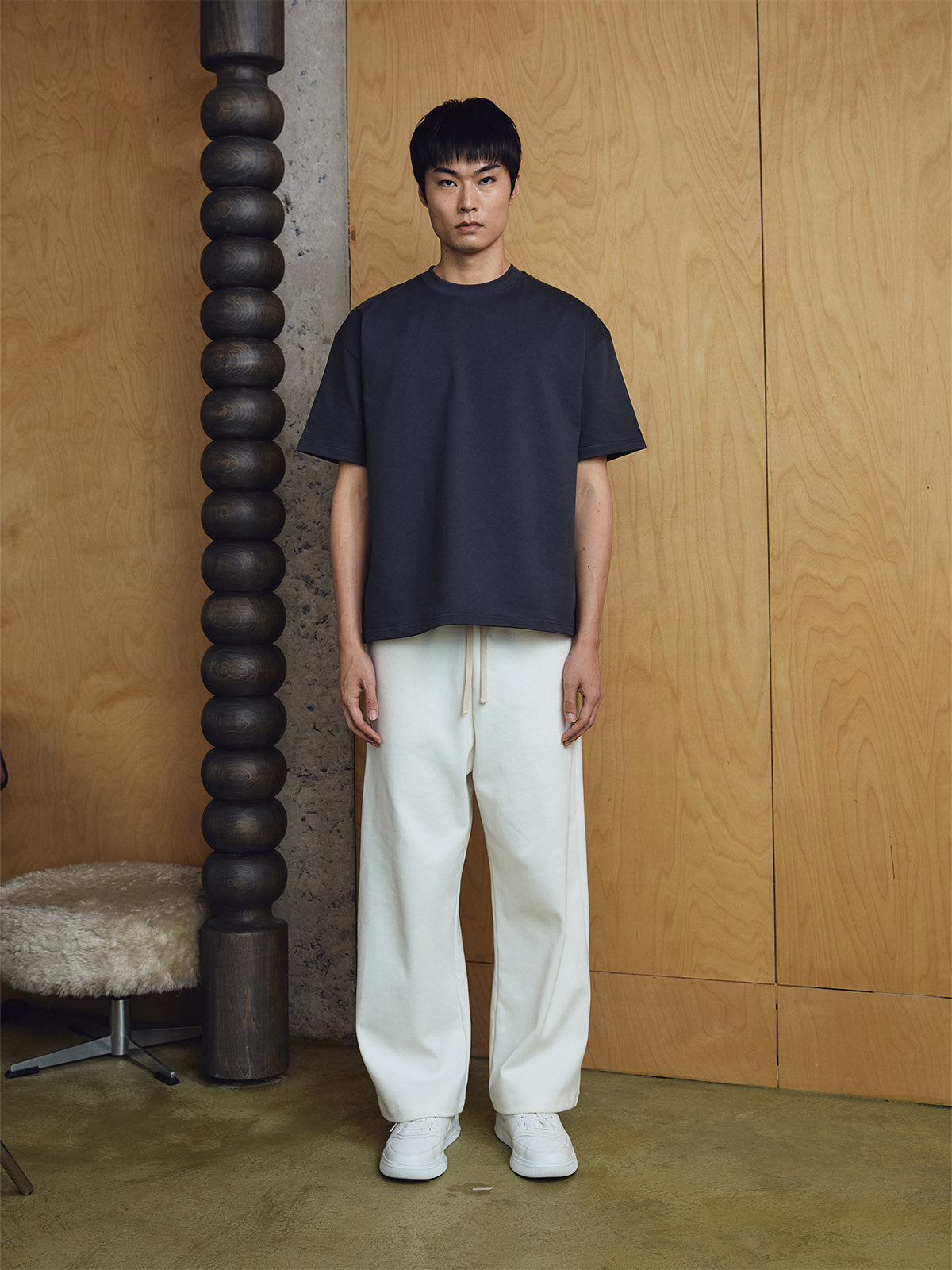Elan Oversized T-Shirt - Dust Grey