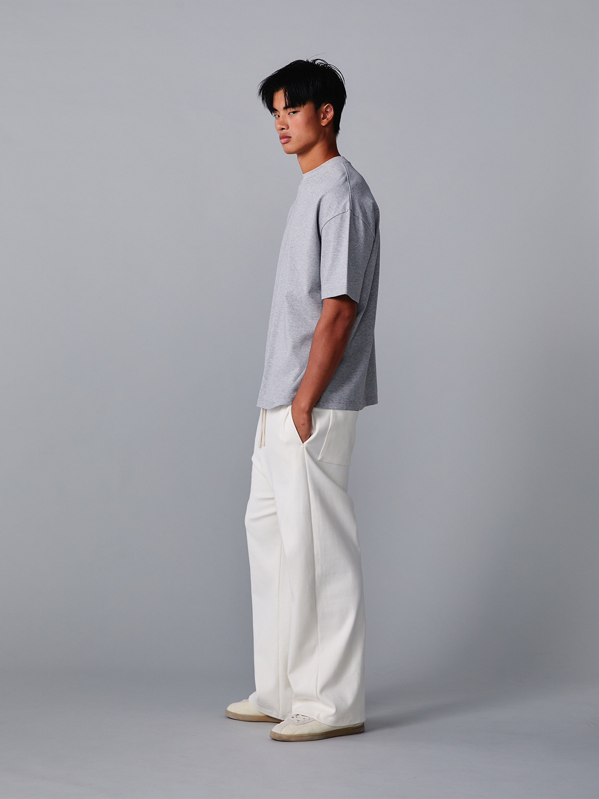 Armo Baggy Sweatpants - Bone