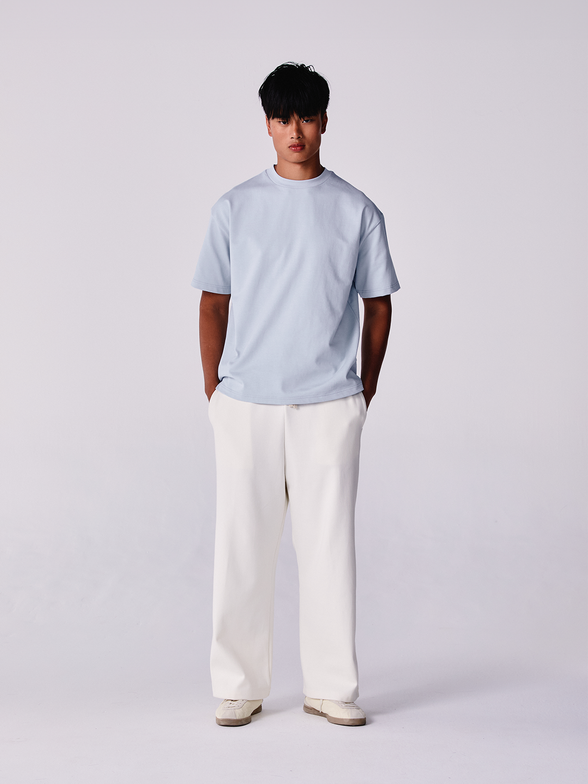 Elan Oversized T-Shirt Baby Blue